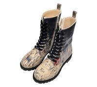 DOGO Zipsy, Stivale a metà Polpaccio Donna, Multicolore, 38 EU