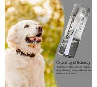 Dogruppo Per Cani - Pespa Per Pulizia Dei Denti Da Gattino | Animali Denti Più Puliti Con Setole Morbide E Riduzione Degli Odori | Strumento Di Pulizia Dei Denti Efficiente, Pennello Per La Cura Orale