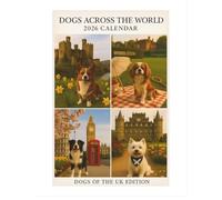 Dogs Across the World 2026 Calendar: Dogs of the UK