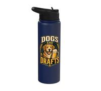 Dogs And Drafts T-Shirt Amore per la Birra Stainless Steel Insulated Water Bottle