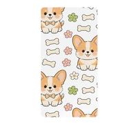 Dogs & Bones Lenzuola per culla per ragazzi e ragazze, in cotone, comodo materasso traspirante, decorazione per la cameretta dei bambini, confezione da 1