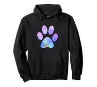 Dogs Cats Animals Paw Print Felpa con Cappuccio
