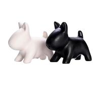 Dogs Design - Set di 2 contenitori per sale e pepe in ceramica, accessori da tavolo, sale e pepe