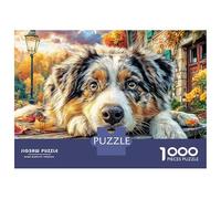 Dogs in Mountain View Puzzle 1000 Pezzi Carta Ecologica Per Bambini Principianti, Puzzle Ultra Difficile, Attività Dopo Scuola, Puzzle Miglior Valutato 52x38cm/1000pcs