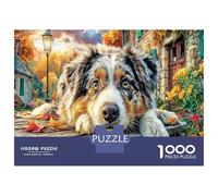 Dogs in Mountain View Puzzle Impossible 1000Pcs Animal Decorazione Per La Casa. Giochi Rilassamento E Intelligence Per Adulti E Ragazzi Da 14 Anni 52x38cm/1000pcs