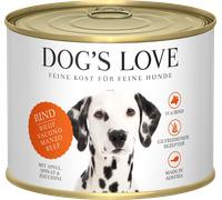 DOG'S LOVE Cibo per Cani - Manzo Classico - 200 g