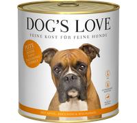 DOG'S LOVE Cibo Umido per Cani - ADULT, TACCHINO - 800 g