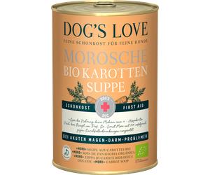 DOG'S LOVE Cibo umido per cani - Doc Zuppa Bio di Carote secondo Moro - 400 g