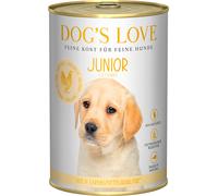 DOG'S LOVE Cibo Umido per Cani - JUNIOR, POLLAME - 400 g