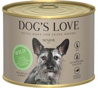 DOG'S LOVE Cibo Umido per Cani - SENIOR, SELVAGGINA - 200 g