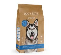 DOG'S LOVE Crocchette per Cani - ADULT, SALMONE E TROTA - 12 kg