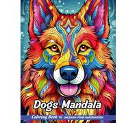 Dogs Mandala: Adult Coloring Book with Dogs Mandala for Stress Relief and Relaxation (Christmas Coloring Pages)