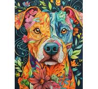 Dogs Mandalas Peace: 500 Pages Relaxation Coloring for Adults and Kids.: 500 pages of stress-relief dog mandala designs for coloring fun.
