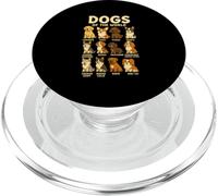 Dogs of the World Maglietta Razze di Cani Design Carino Idea PopSockets PopGrip per MagSafe