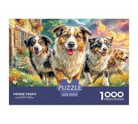 Dogs RunningOverwhelming 1000-Piece Jigsaw Puzzles for Adults A Crusade Through Impossible, Hard, And Difficult Challenging Puzzle Games - The Most Prestigious Gift for Adult And Teenage Conquerors A