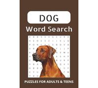 Dogs Word Search Puzzle Book for Adults: Dog Word Search Puzzle Collection | Easy-to-Read | 6x9 inches, 110 pages, 50+ Puzzles | Great for Vacations, Holidays & Everyday Fun