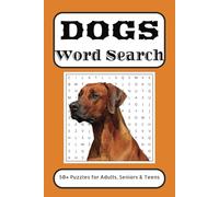 Dogs Word Search Puzzle Book: Word Searches with Easy to Read Print about Dogs,Animals, Pets and More |6x9 inches, 110 pages | 50+ Puzzles... Gif for Vacations, Holidays and Free Times