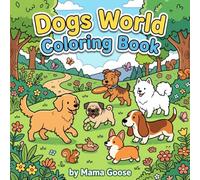 Dogs World Coloring Book