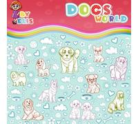 Dogs world: Dog Coloring Book for Kids Ages 5-12 and Adults - 40 Beautiful Dog Breeds for Relaxation, Stress Relief, and Fun - Perfect Gift for Dog Lovers