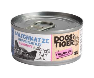 Dogs'n Tiger Filetti 12 x 70 g Umido gatto - Filetto di Tonno & Gamberi