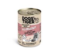 Dogs'n Tiger Menù Gourmet 6 x 400 g Umido per gatto - Manzo con Fegato
