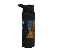 Dogue de Bordeaux Cane Van Gogh Notte Stellata Stainless Steel Insulated Water Bottle