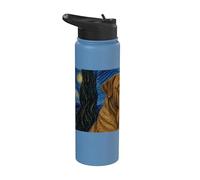 Dogue de Bordeaux Cane Van Gogh Notte Stellata Stainless Steel Insulated Water Bottle