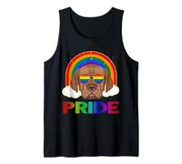 Dogue de Bordeaux Dog LGBTQ Rainbow Gay Lesbian LGBT Pride Canotta
