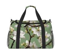 Dogwood Blossoms Print Ample Travel Large Capacity Hand Travel Bag Carry On Tote Folding Travel Tote Bag