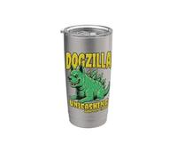 Dogzilla Cane Mostro Kaiju Caos Fan Bicchiere termico in acciaio inox doppia parete