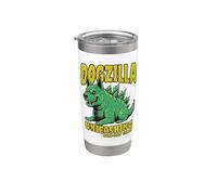 Dogzilla Cane Mostro Kaiju Caos Fan Bicchiere termico in acciaio inox doppia parete