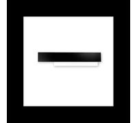 DOHA AG Applique alluminio nero e metacrilato Gea Luce 25W 3000k