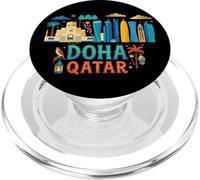 Doha Qatar Viaggio Souvenir Città Landmark Turistico Regalo PopSockets PopGrip per MagSafe