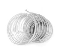DOHAETCJQ 2mm/2.4mm/2.7mm/3mm*5m/10m/15m Filo d'Acciaio Nylon Erba Potatrice Tosaerba Circolare a Corda Sostituzione Universale(15Mx2.7MM)