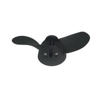 DOHAETCJQ Elica Pieghevole Universale F da 4,8 Pollici a Due giranti, elica for Barca a Motore, elica for Motore fuoribordo, Compatibile con Profilo alare for Barca, Surf