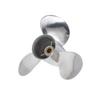 DOHAETCJQ fuoribordo Universale 20HP 25HP 30HP 9 7/8x14 Motore Marino Acciaio Inossidabile 3 Pezzi 10 scanalature