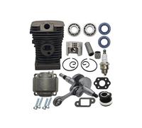 DOHAETCJQ Kit Cilindro pistone Albero Motore Coppa Olio Universale for Tosaerba con MS170 MS180 017 018 MS 180 170 Motosega da 38 mm