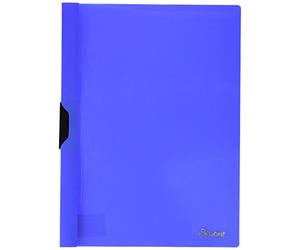 Dohe 90414-Dossier con clip in metallo, formato A4, colore: blu