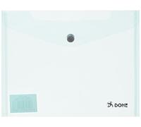 Dohe 91163 - Busta con bottone automatico, in polipropilene traslucido, colore: verde
