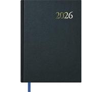 Dohe - Agenda 2026 Catalano - Settimana Vista Verticale, Formato A5 (14 x 20 cm), Copertina rigida, 12 mesi da gennaio a dicembre, Planner annuale con segnalibri - Segovia nera