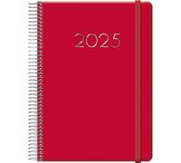 Dohe - Agenda Cabana - Giorno Pagina - 15 x 21 cm - Colore Rosso