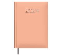 Dohe - Agenda Lisboa - Giorno pagina, 14 x 20 cm, colore: rosa quarzo