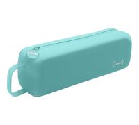 Dohe - Astuccio Scolastico Semplice - 1 Scomparto Con Cerniera, Realizzato In Silicone Morbido E Resistente, Dimensioni 22,5x4,8x5 Cm, Include Maniglia Per Il Trasporto, Materiale Scolastico - Verde
