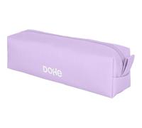 DOHE - Astuccio scuola semplice - 1 scomparto, portapenne rettangolare multiuso, 21 x 5 x 6 cm, chiusura a cerniera, realizzato in poliestere resistente - Serenity viola, Viola, 21x5x6 cm, Semplice (1
