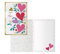 DOHE - Biglietti d'auguri Coppie, Matrimoni, Anniversari, Sposi - Confezione da 6 pz. - Dimensioni: 11,5 x 17 cm (chiusa) - Con busta per riporre la carta - Modello Insieme
