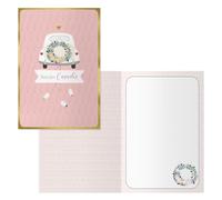 DOHE - Biglietti d'auguri Coppie, Matrimoni, Anniversari, Sposi - Confezione da 6 pz. - Dimensioni: 11,5 x 17 cm (chiusa) - Con busta per riporre la carta - Modello sposato
