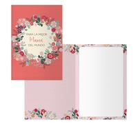 DOHE - Biglietti d'auguri mamme - Confezione da 6 pezzi - Dimensioni: 11,5 x 17 cm (chiuso) - Include busta per riporre il biglietto - Modello Orla