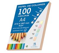 Dohe - Carta A4 a colori di 80 g. arancione pastello - 100 fogli