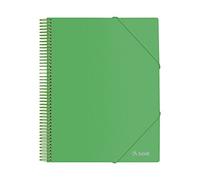 Dohe - Cartella da 40 buste (40 micron) A4 a spirale - Verde