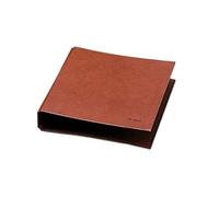 Dohe - Cartella rivestita in pelle 2 anelli da 25 mm. 4º.